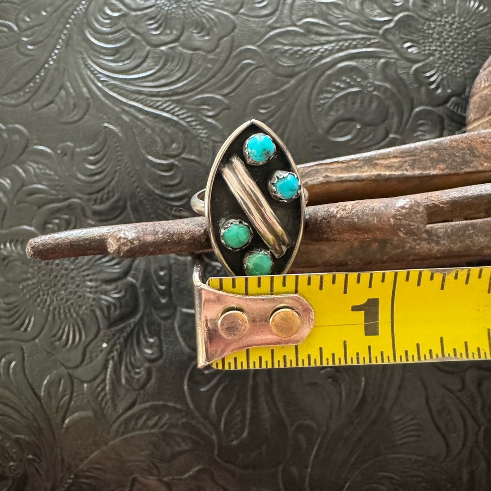Silver Turquoise Ring - Picture 6 of 6